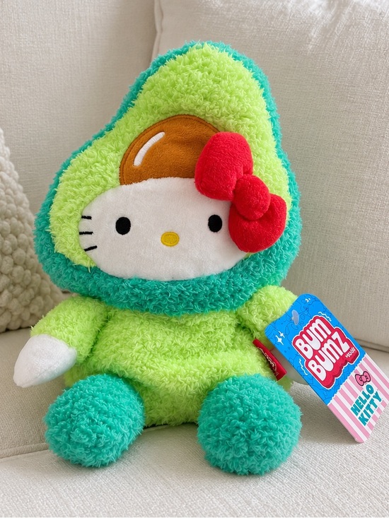 Bumbumz Other - Hello Kitty Bum Bumz Avocado Plush 10" Tagged Collectible Stuffed Animal Plush